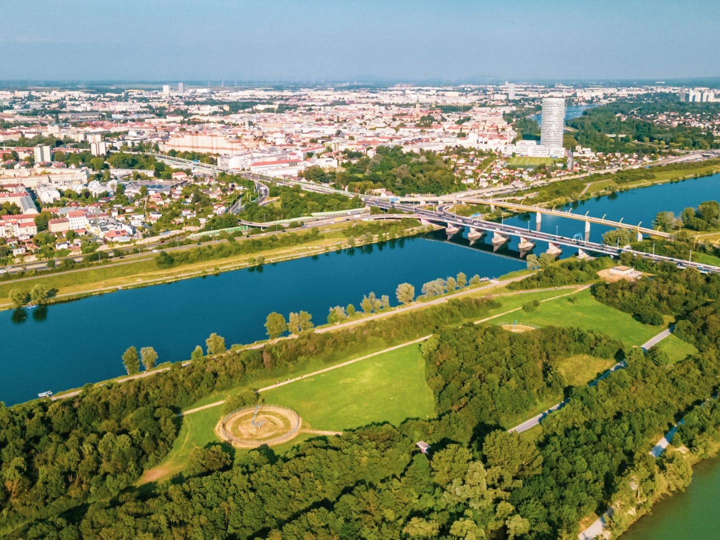 Die Daten aus Befliegungen geben Auskunft über die Qualität und Quantität der Grünflächen in Wien.