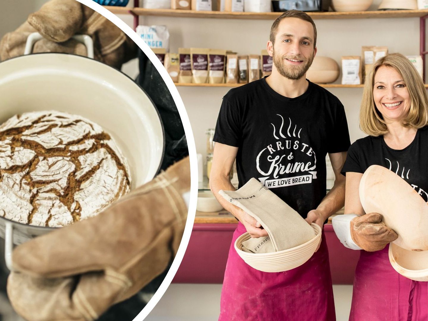 Wir verlosen einen Sauerteig-Backkurs bei Kruste&Krume. Wir verlosen einen Sauerteig-Backkurs bei Kruste&Krume.