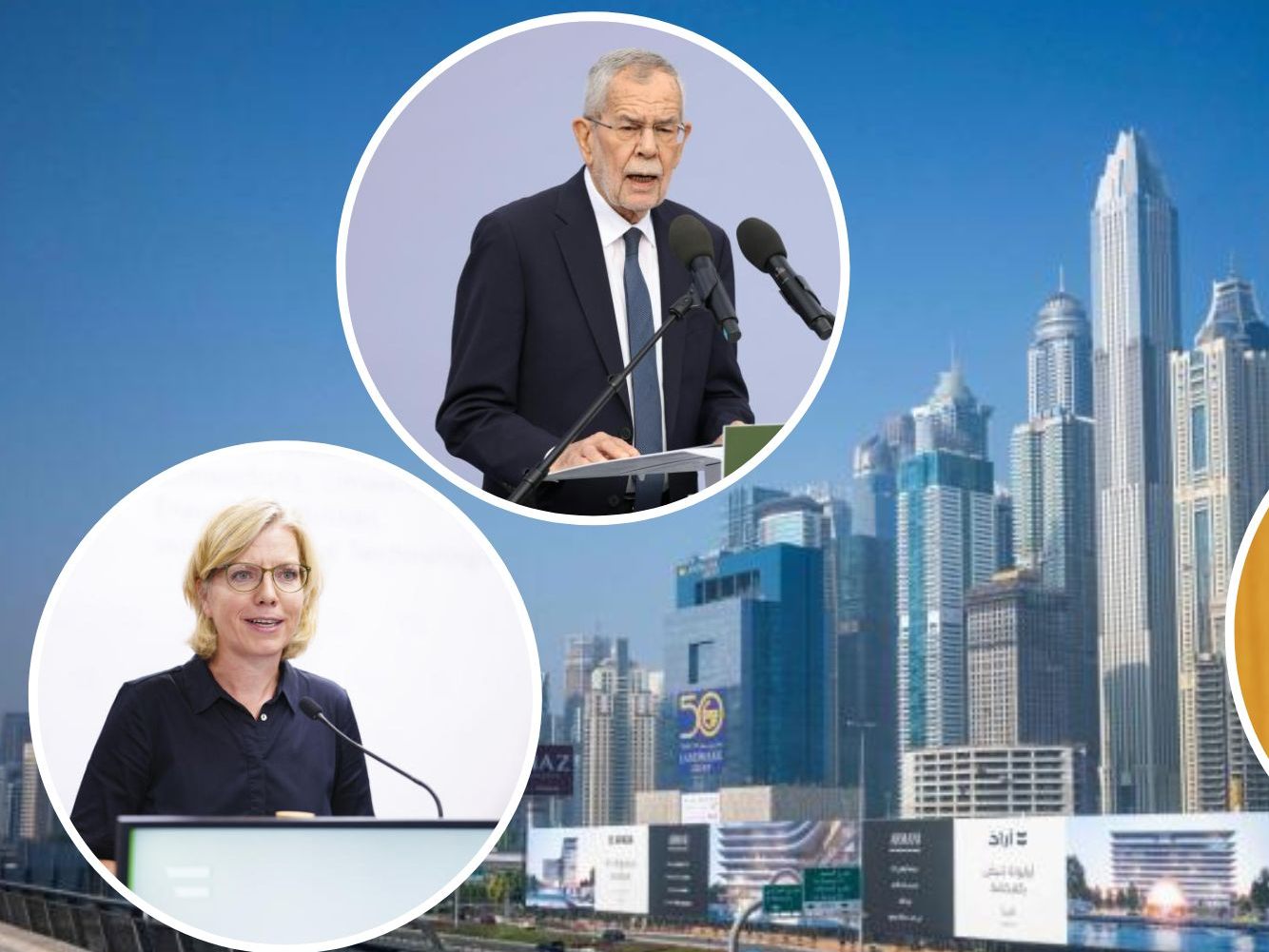 Österreich ist bei der UNO-Klimakonferenz in Dubai mit über 40 Personen vertreten. Österreich ist bei der UNO-Klimakonferenz in Dubai mit über 40 Personen vertreten.