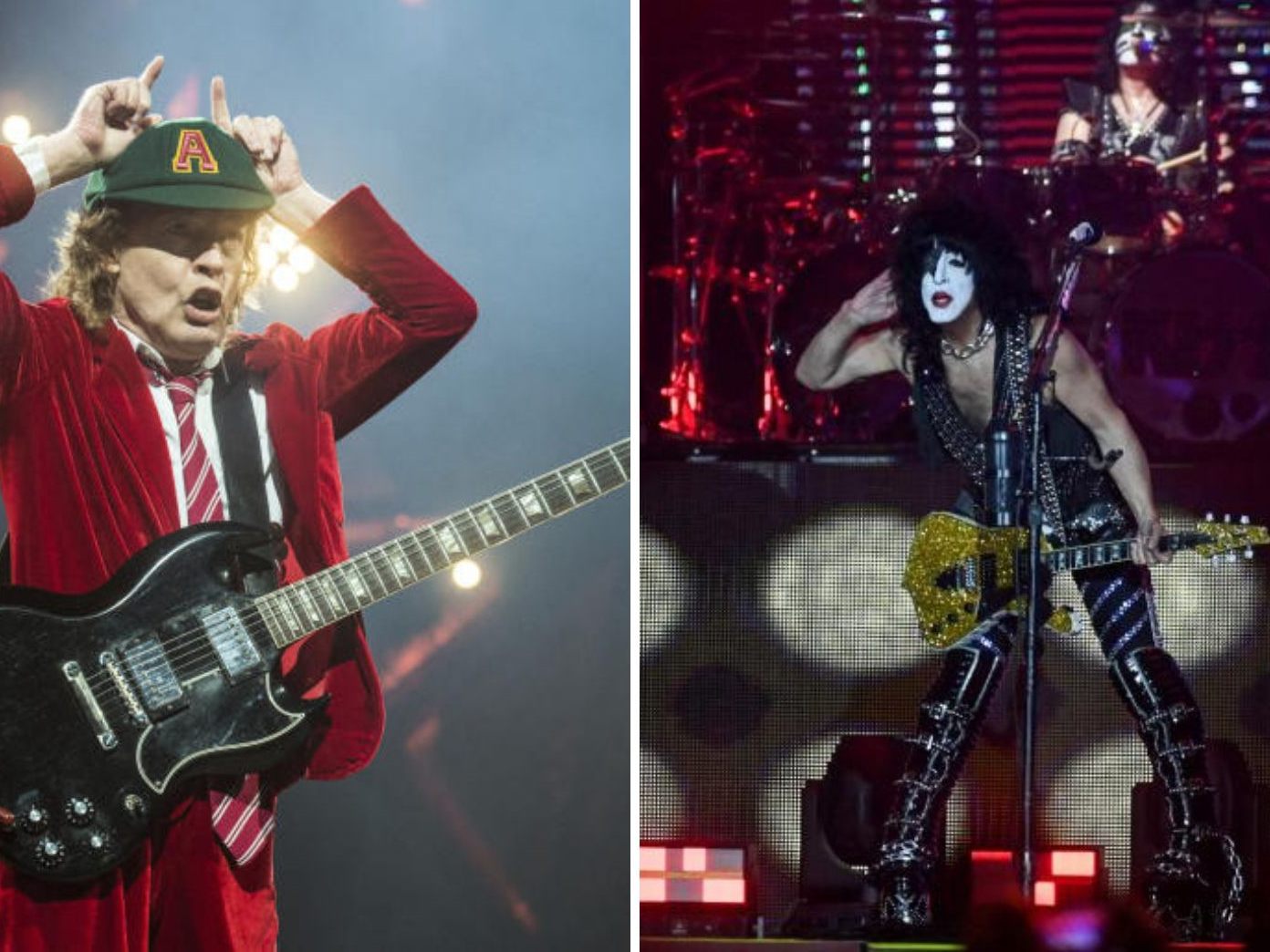 Zwei Rockbücher feiern 50 Jahre AC/DC und Kiss.