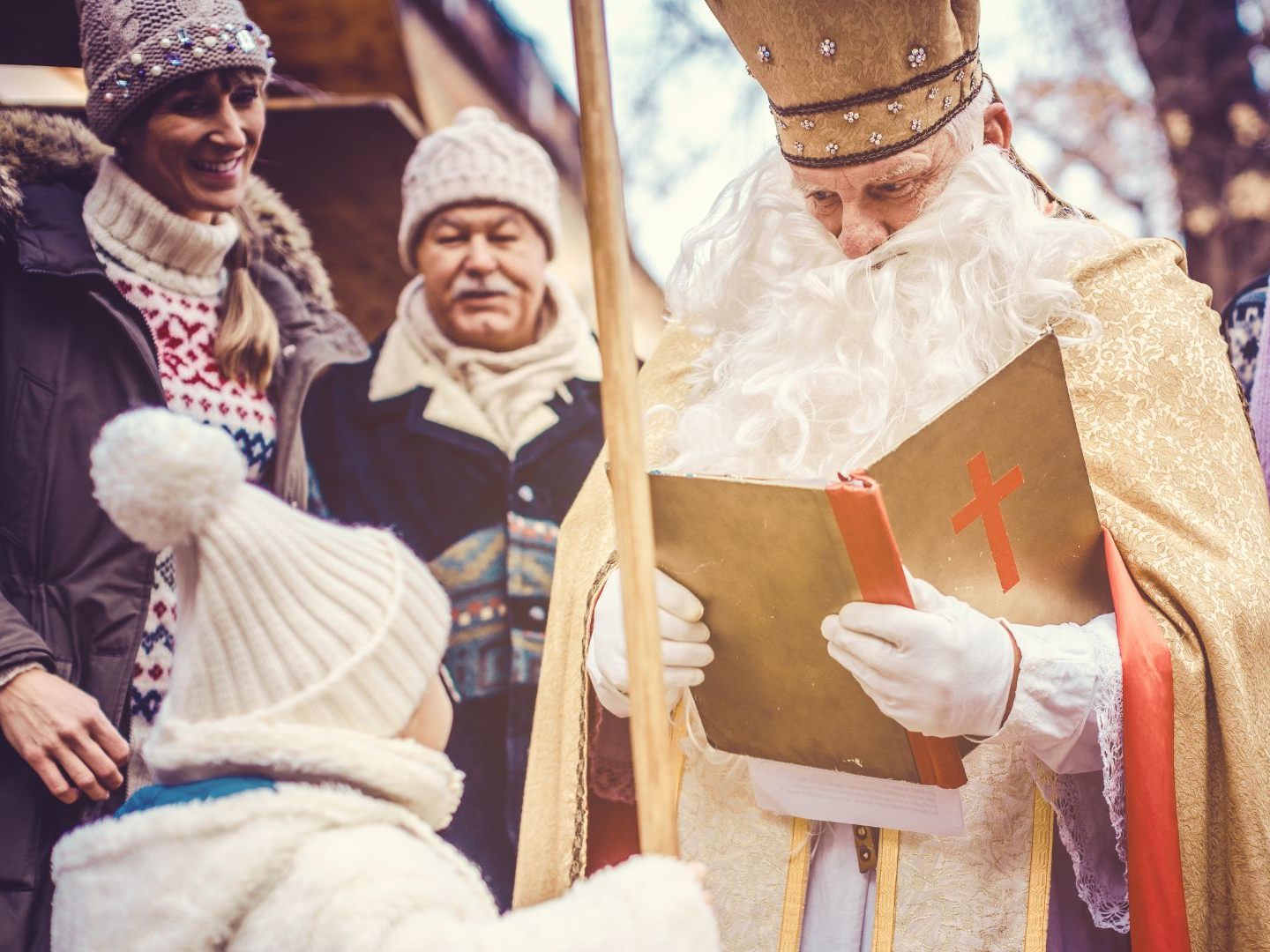 In Wien gibt es zahlreiche Gelegenheiten für die Kinder, den Nikolo zu sehen.