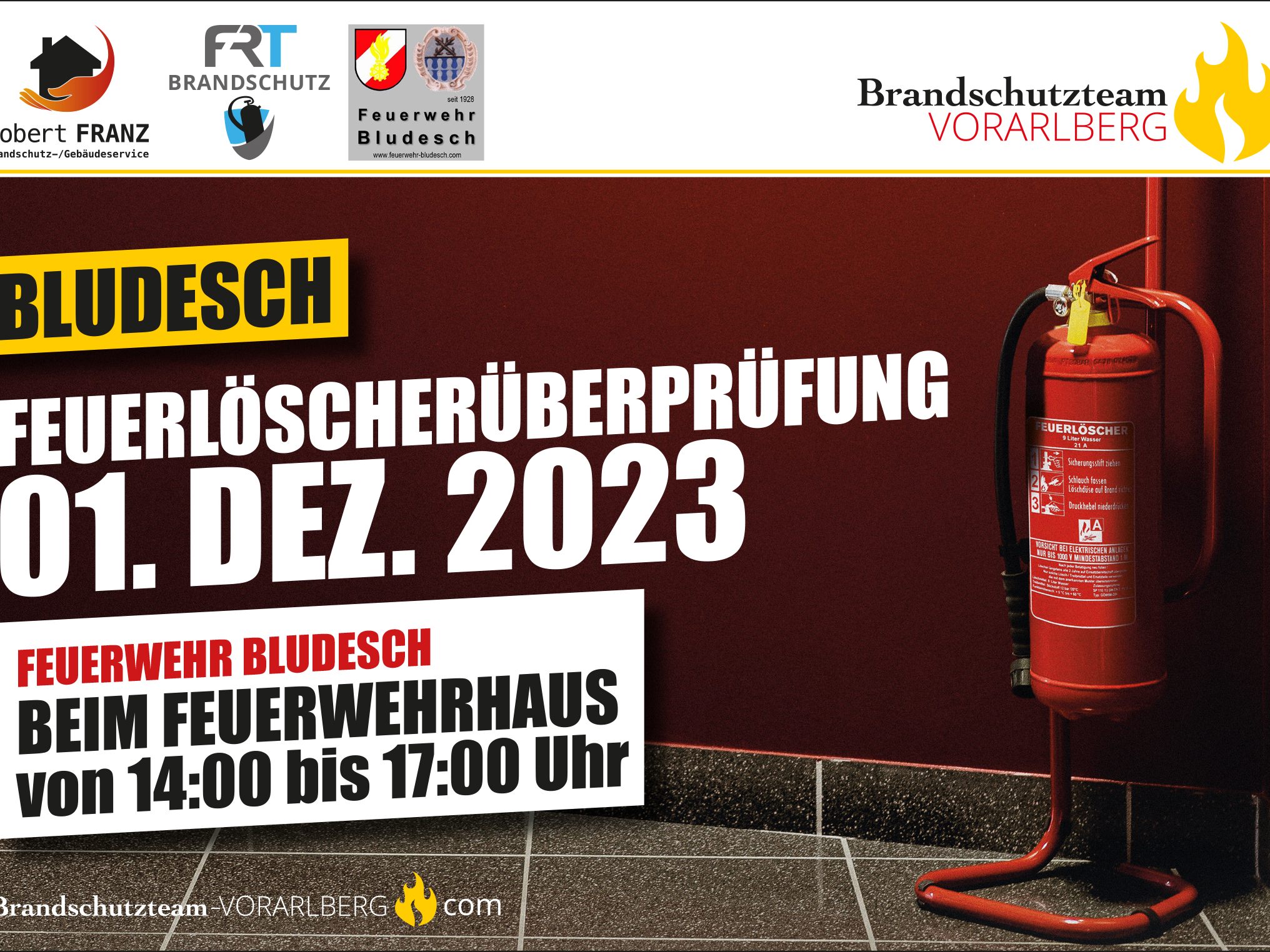 Feuerlöscherüberprüfung 2023
