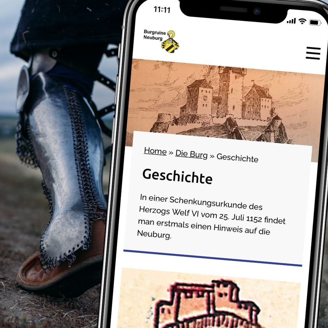 Bei der Burgruine Neuburg kann man auf den Spuren vergangener Zeiten wandern.