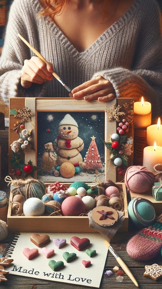 Viele Geschenke für Weihnachten kann man auch einfach selber machen.