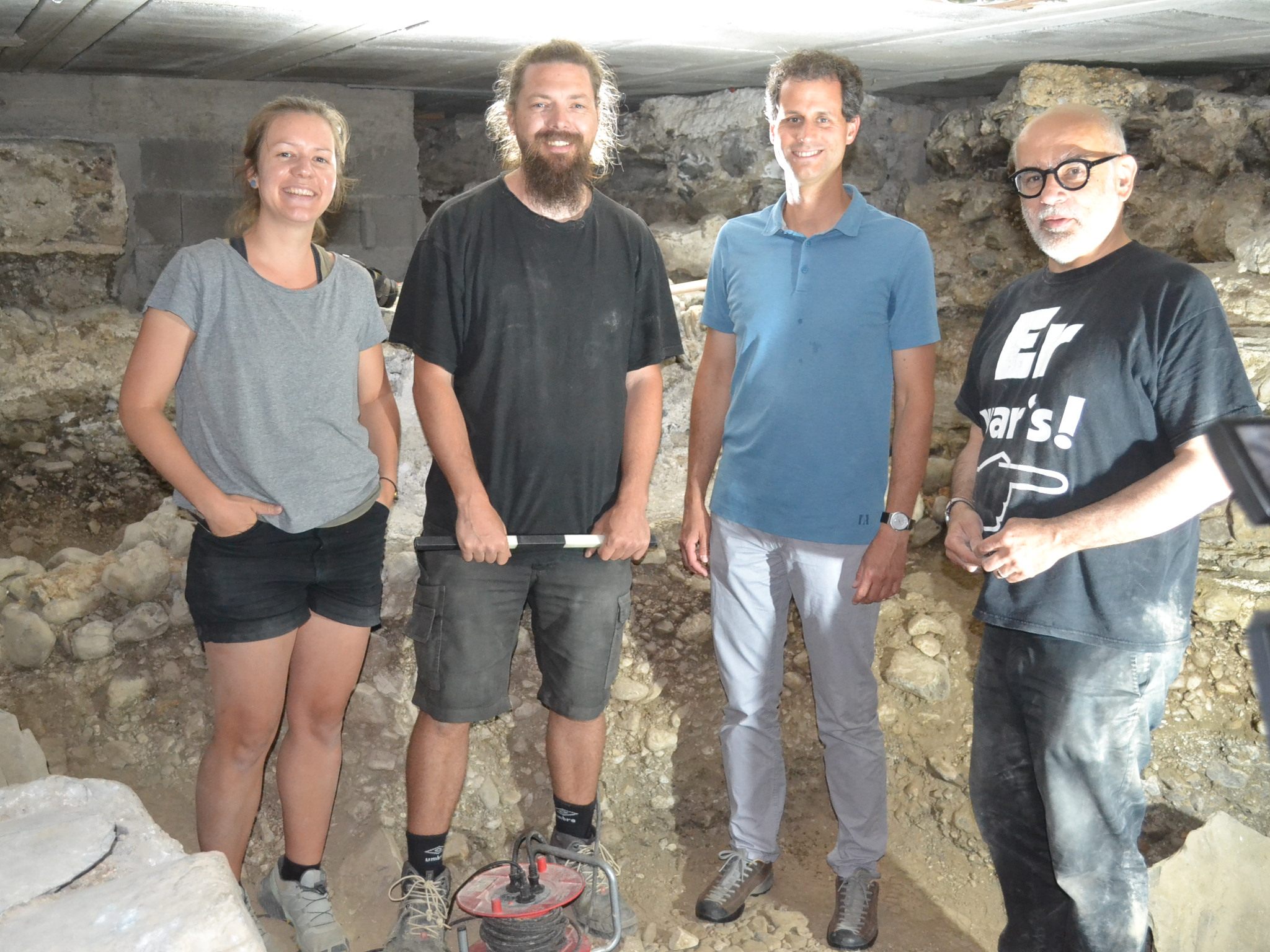 Experten vor Ort in der Nenzinger Unterkirche: Laura Holzer, Rudi Hinterwaldner, Andreas Pirker und Guido Faccani. Experten vor Ort in der Nenzinger Unterkirche: Laura Holzer, Rudi Hinterwaldner, Andreas Pirker und Guido Faccani.