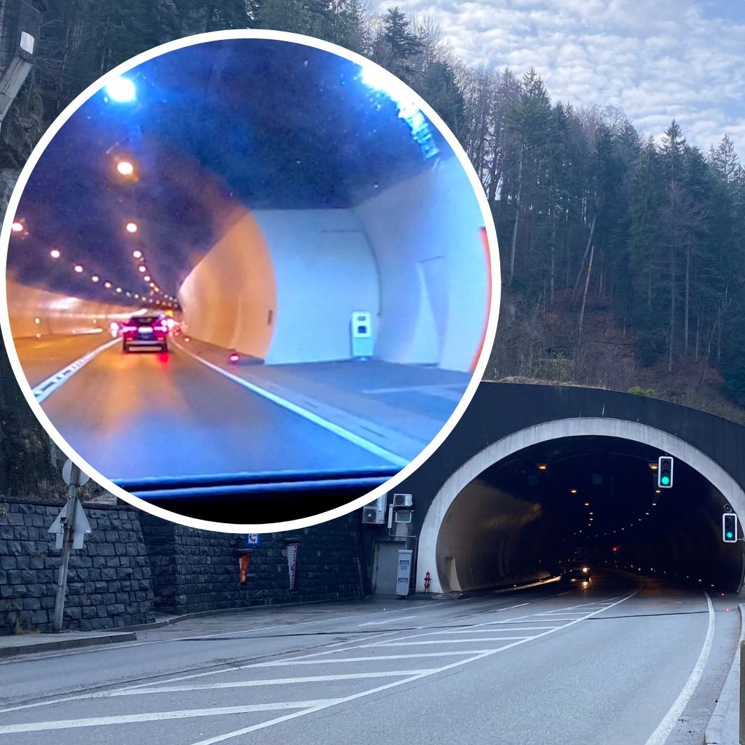 Auch im Achraintunnel werden jetzt teure Fotos gemacht.