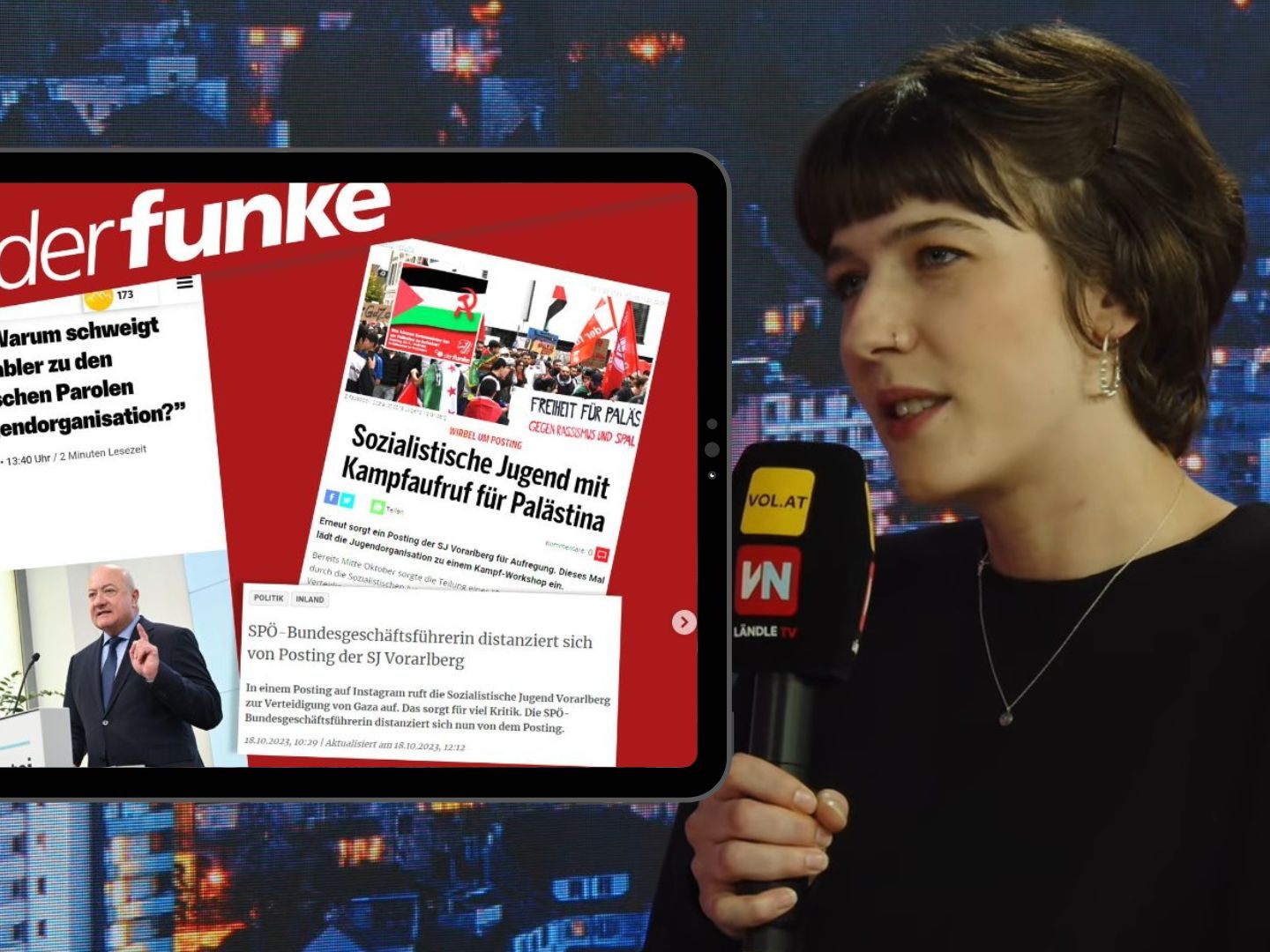 Ein Instagram-Post der SJ Vorarlberg sorgt für Aufregung. Ein Instagram-Post der SJ Vorarlberg sorgt für Aufregung.