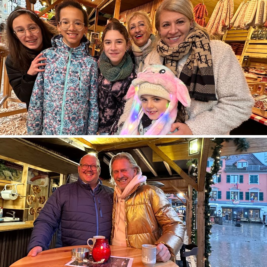 Trotz Regenwetter herrschte am Weihnachtsmarkt Top-Stimmung.