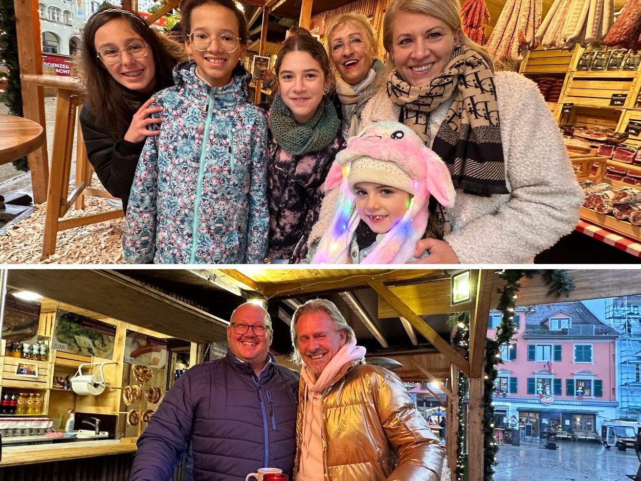 Trotz Regenwetter herrschte am Weihnachtsmarkt Top-Stimmung.
