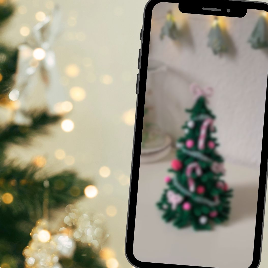 Deko-Christbaum zum selber basteln