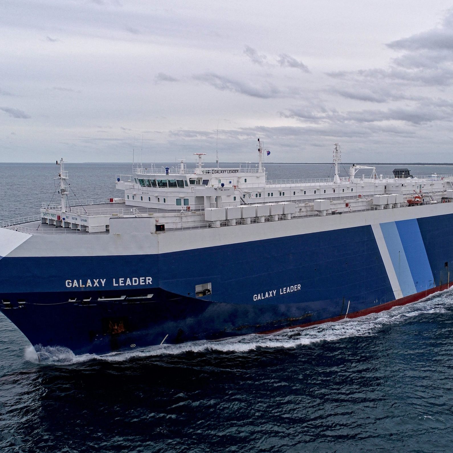 Die etwa 190 Meter lange "Galaxy Leader" wurde von Houthi-Rebellen entführt.