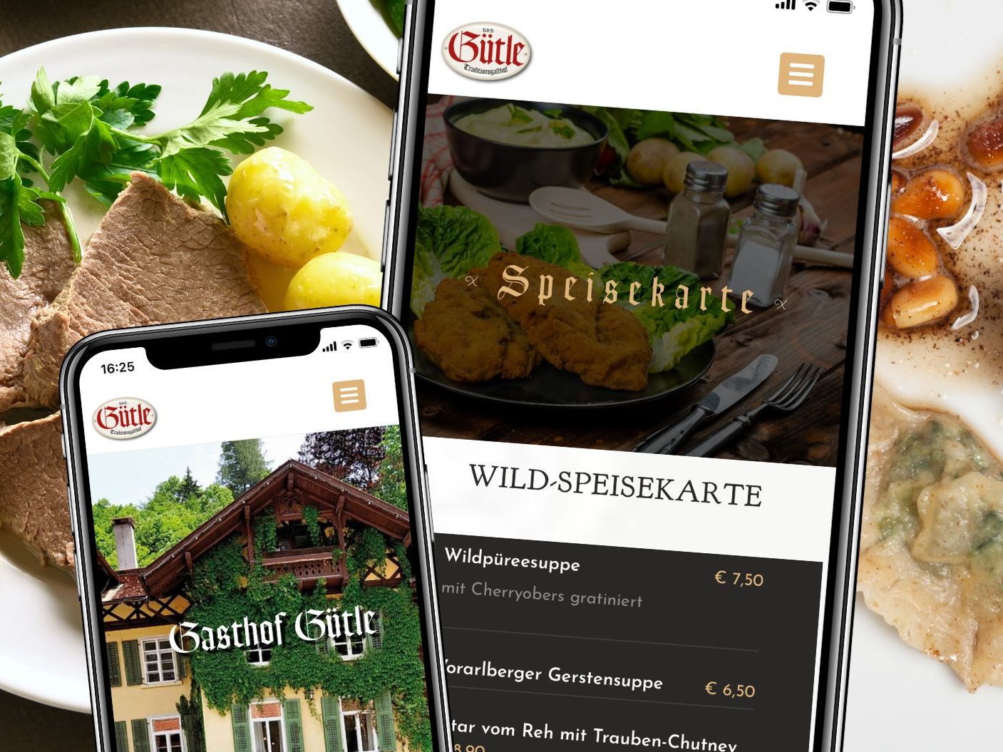 Ob Fleischgerichte oder vegetarische und vegane Speisen - hier finden alle das Passende.
