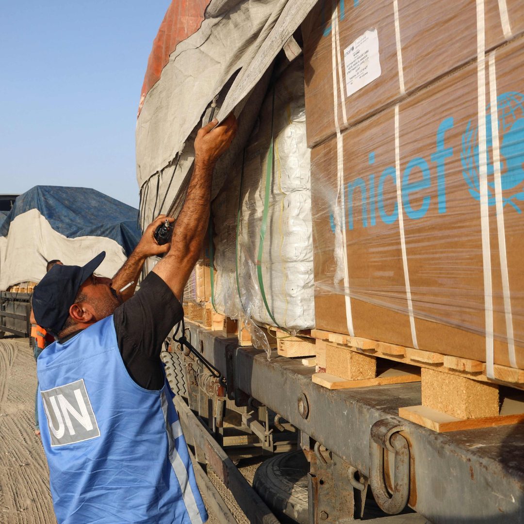 Die Hilfsgüter im Gazastreifen könnten schon bald knapp werden.
