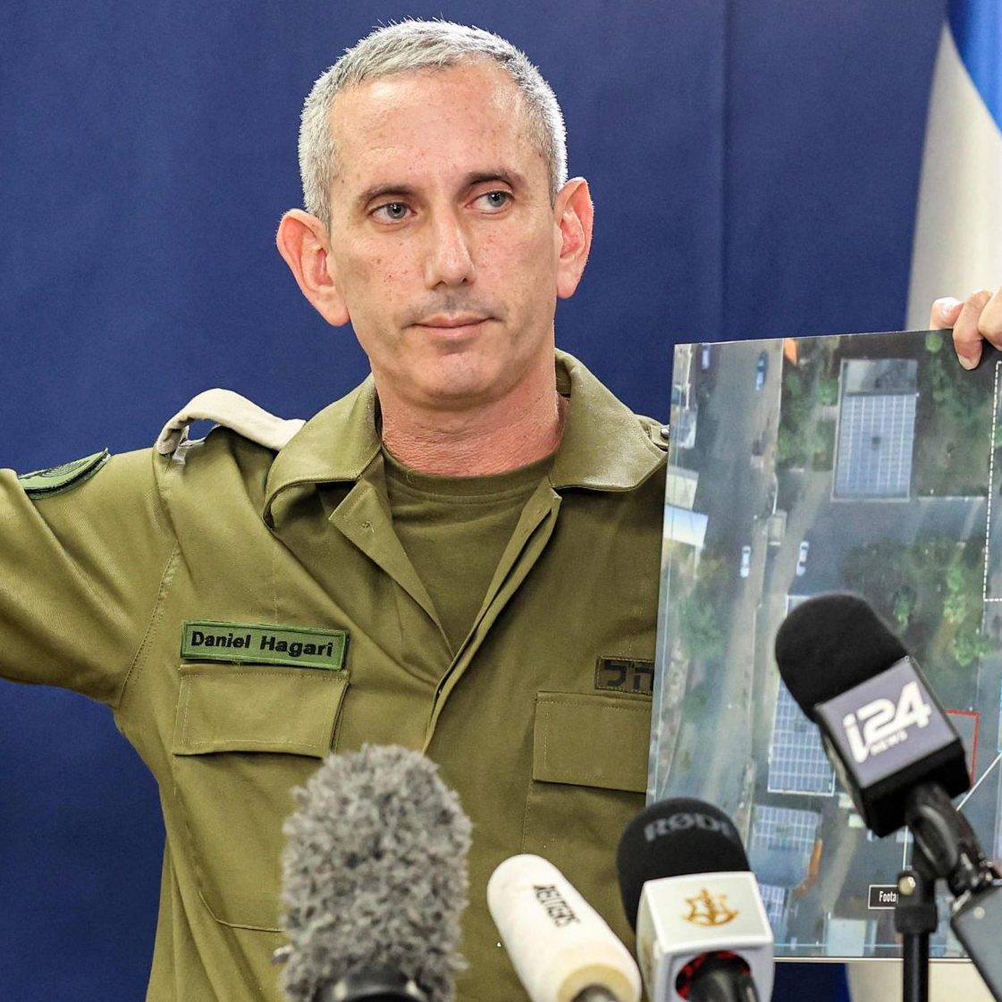 Israels Armee laut Sprecher Hagari (Bild) zur Wiederaufnahme der Kämpfe bereits in der Nacht bereit.