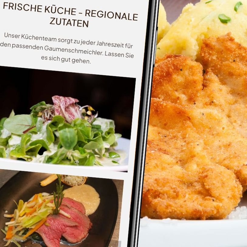 Das Restaurant begeistert mit traditionellen Gerichten, aber auch mit kreativen und modernen Kreationen.