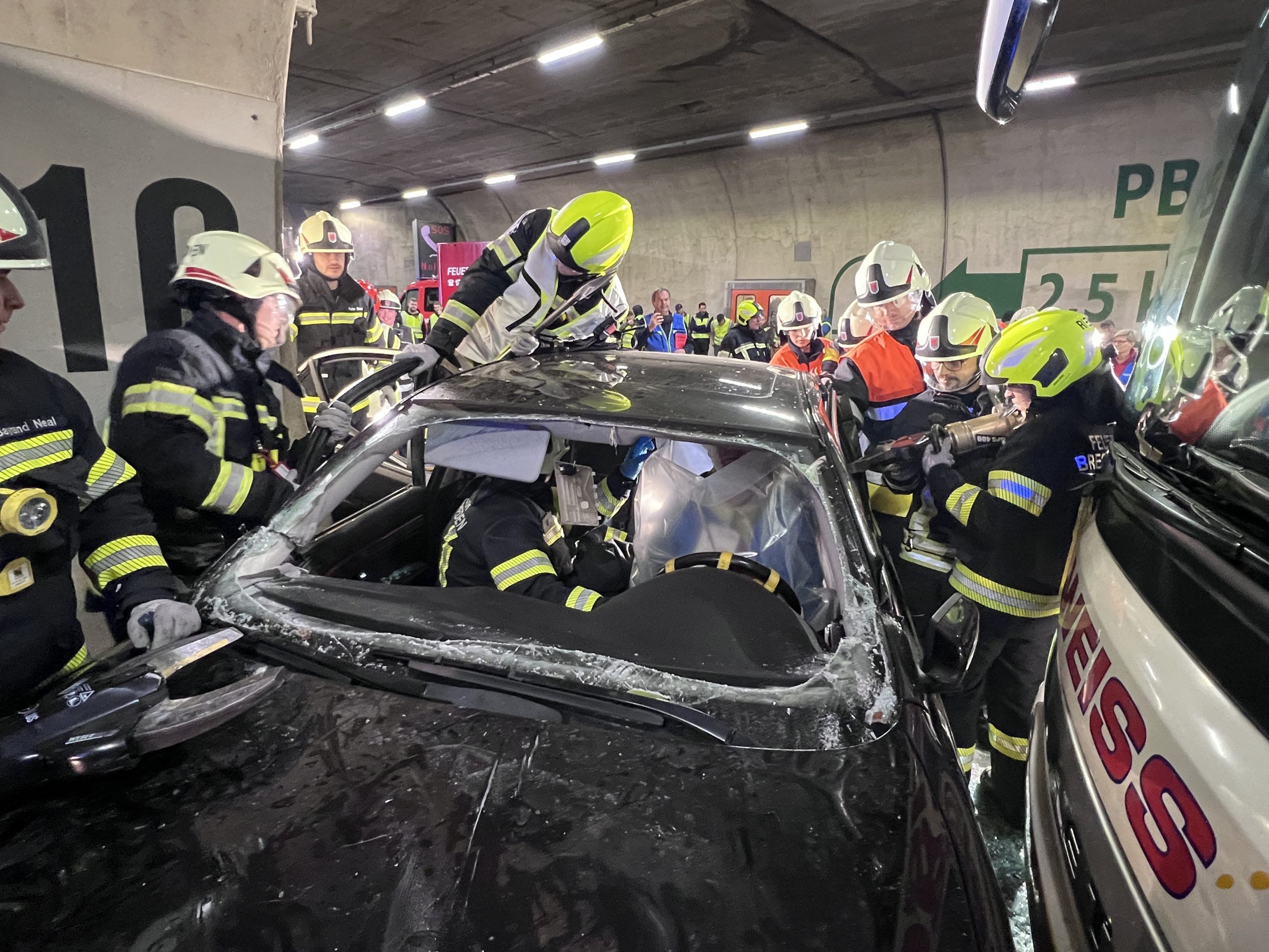 Einsatzkräfte probten für den Ernstfall