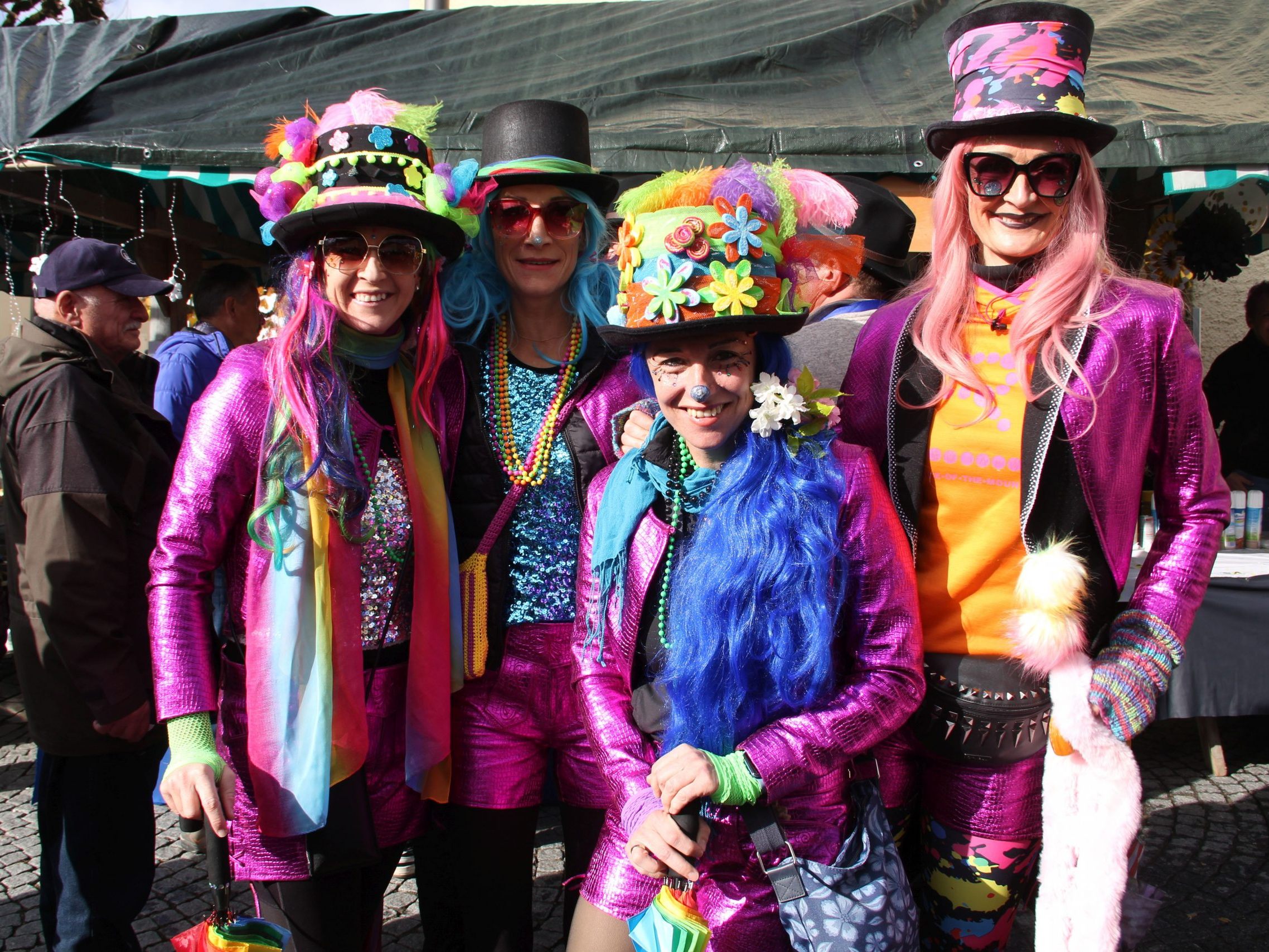 Die pink Ladies aus Bartholomäberg waren allemal ein Blickfang an diesem Tag.