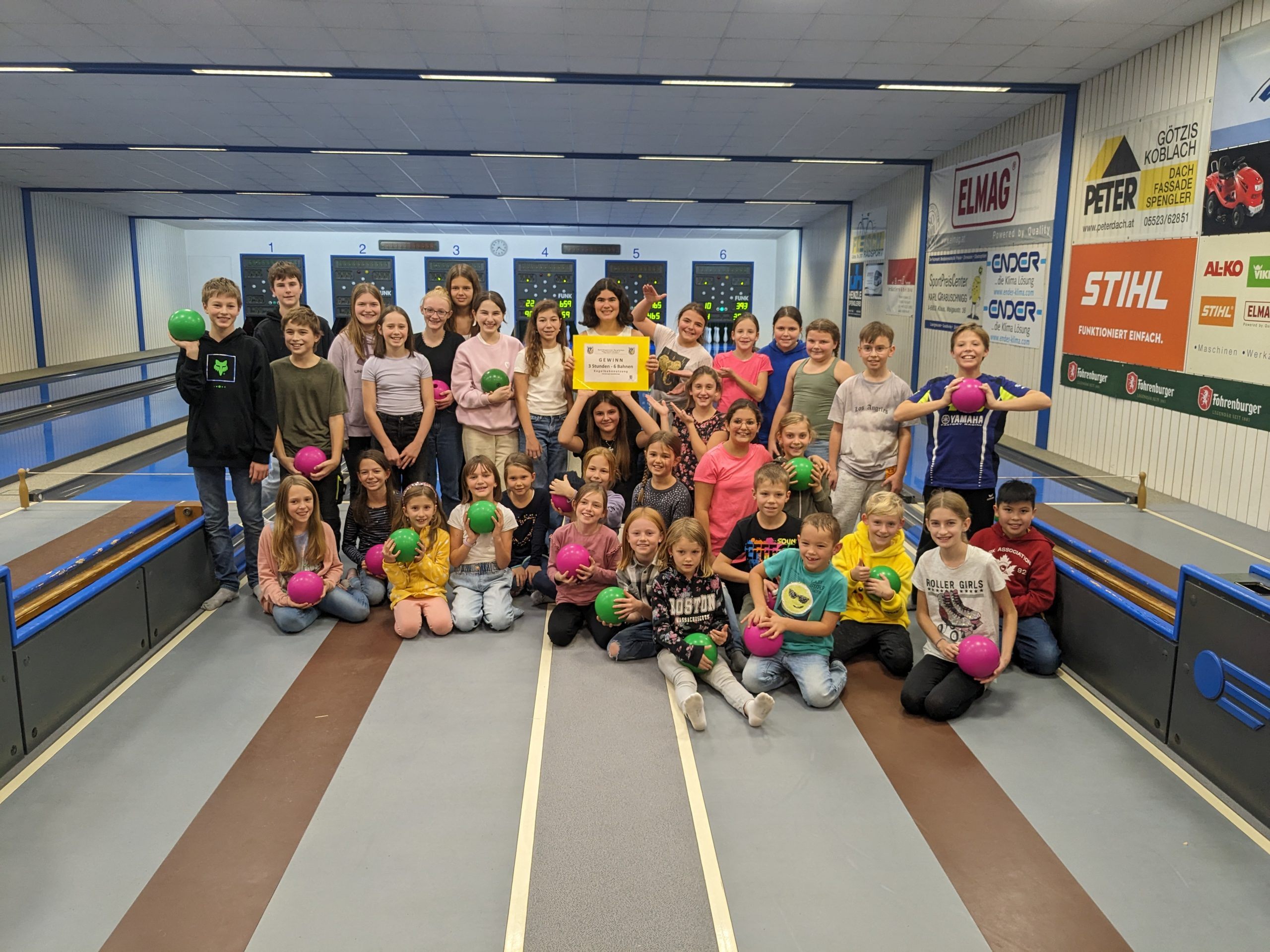 Kegelabend der Weiler Musikschüler