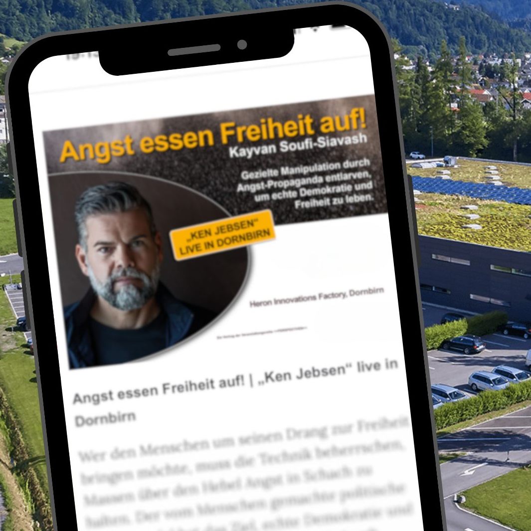 Der wegen angeblich antisemitischen Äußerungen und kruden Verschwörungstheorien ins Visier des Verfassungsschutzes geratene Journalist "Ken Jebsen" bekommt in Dornbirn eine Bühne.