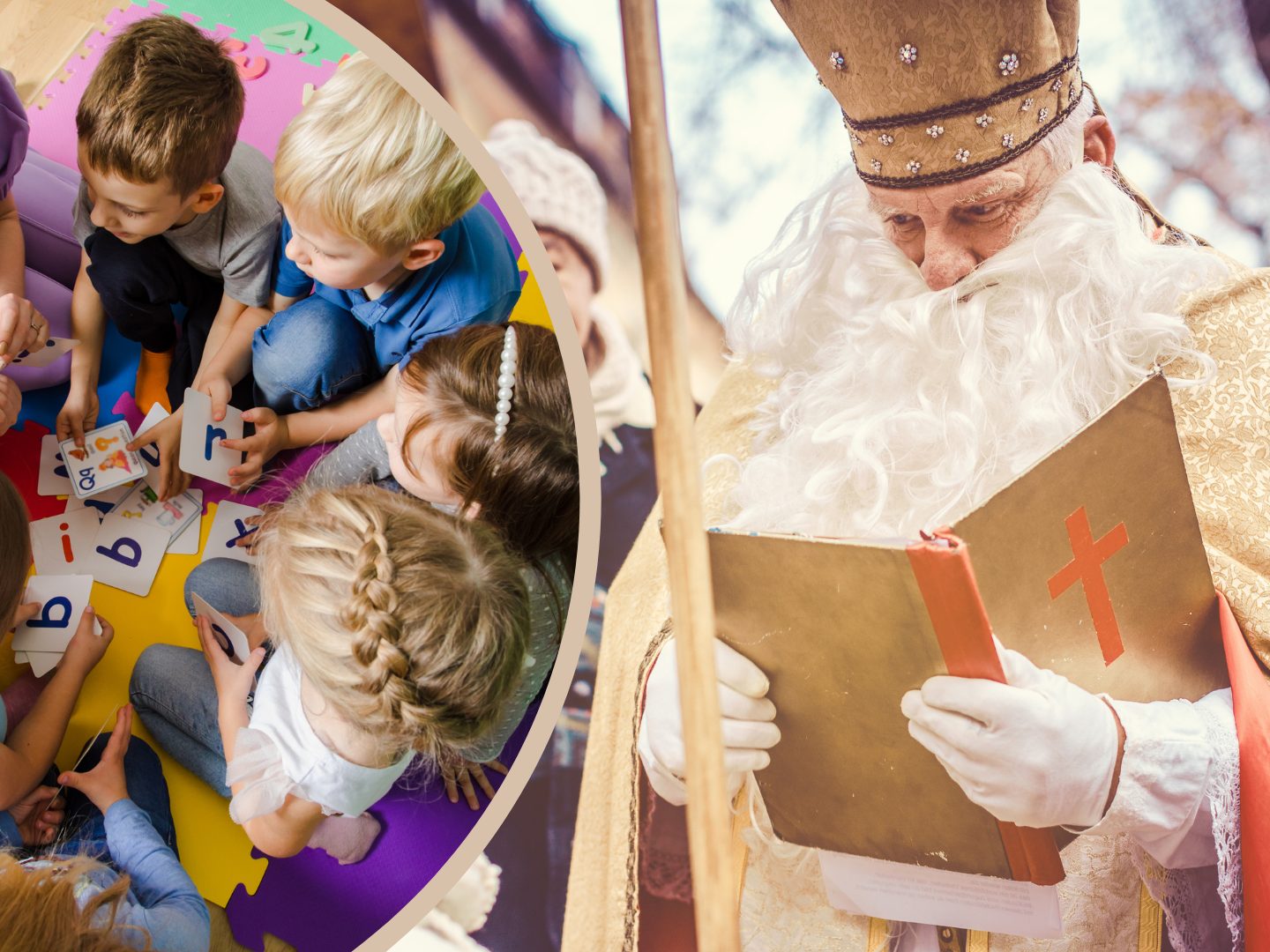 Der Nikolaus besucht jährlich die Kindergärten. Der Nikolaus besucht jährlich die Kindergärten.