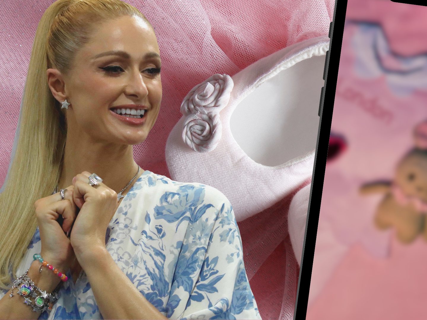 Paris Hilton freut sich über die Ankunft ihres Mädchens. Paris Hilton freut sich über die Ankunft ihres Mädchens.