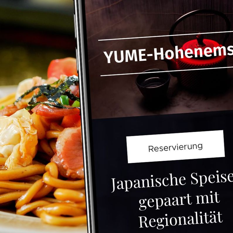 Das YUME besticht durch eine breite Auswahl an japanischen Speisen.