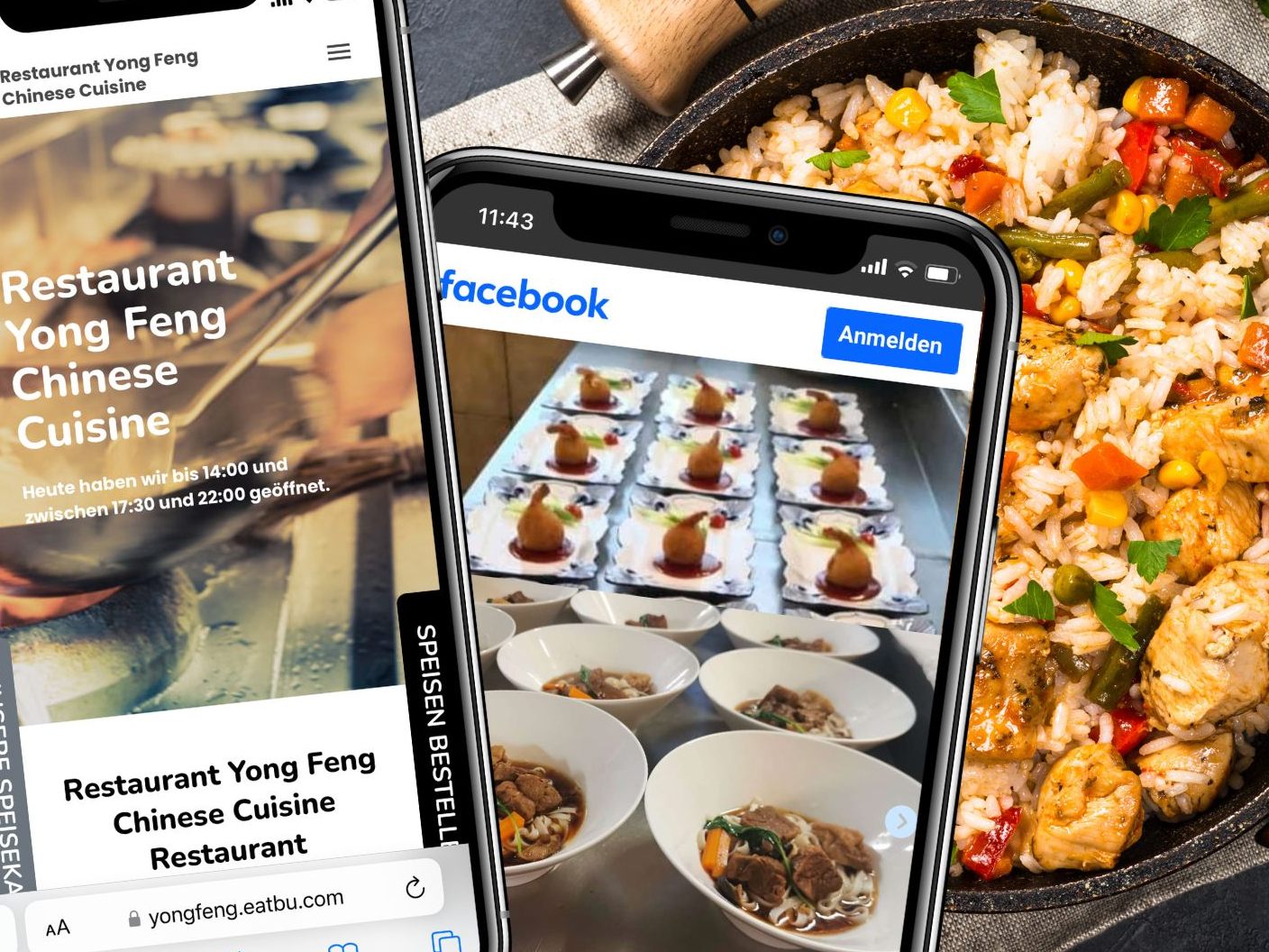 Buffet, Catering oder Take-Away - das Yong Feng bietet vielfältige Möglichkeiten, die chinesische Küche zu entdecken.