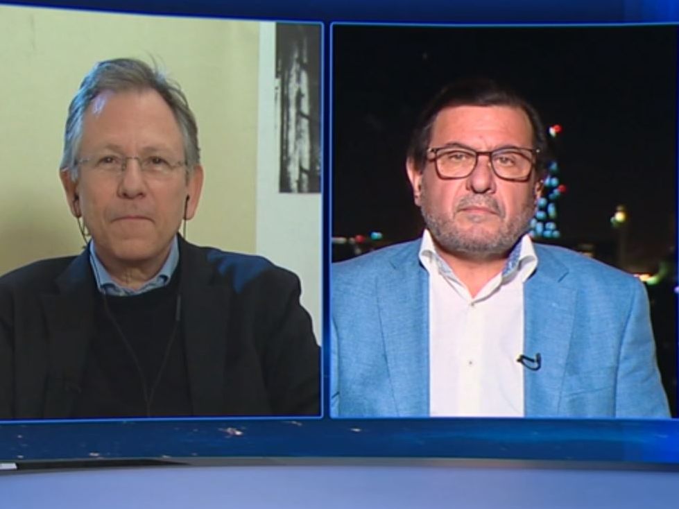 Emotionale Debatte über den Krieg in Israel in der ZIB2 bei Armin Wolf. Emotionale Debatte über den Krieg in Israel in der ZIB2 bei Armin Wolf.