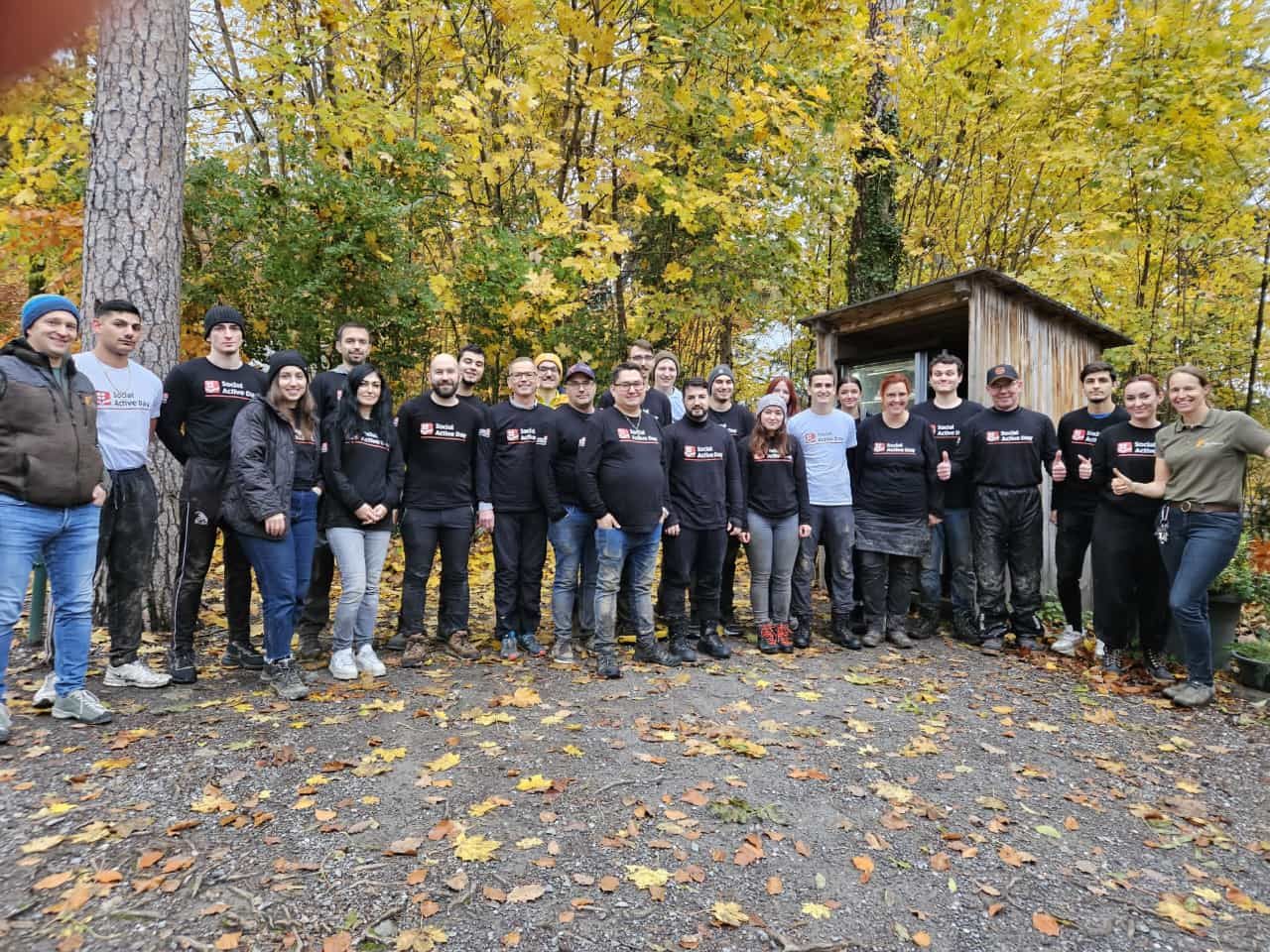 Das Team der Wiener Städtischen bei uns im Wildpark