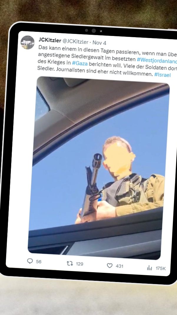 Das ARD-Team soll bedroht worden sein.