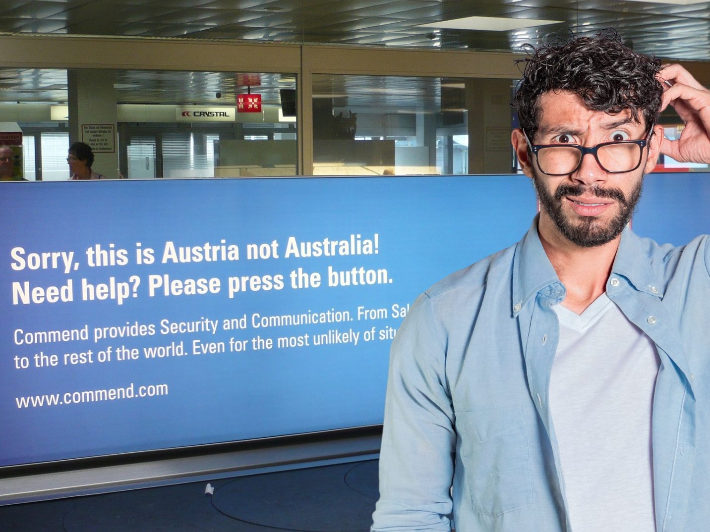 This is Austria, not Australia! This is Austria, not Australia!
