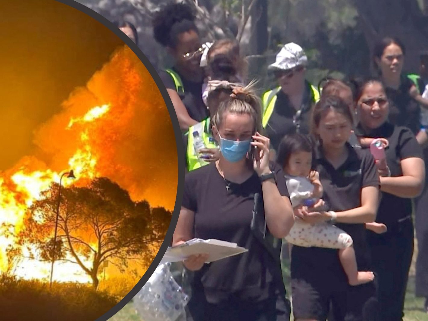 Bei einem schweren Waldbrand in nördlichen Vororten der australischen Metropole Perth sind mindestens zehn Häuser komplett abgebrannt.