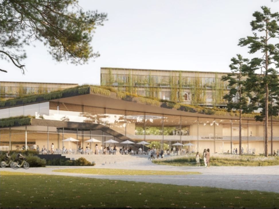 So soll die neue Wiener Klinik Hietzing aussehen. So soll die neue Wiener Klinik Hietzing aussehen.
