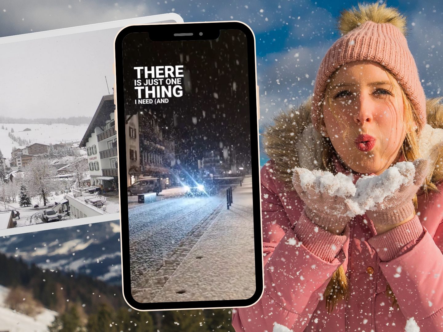 Juhu! Hier hat es schon geschneit.