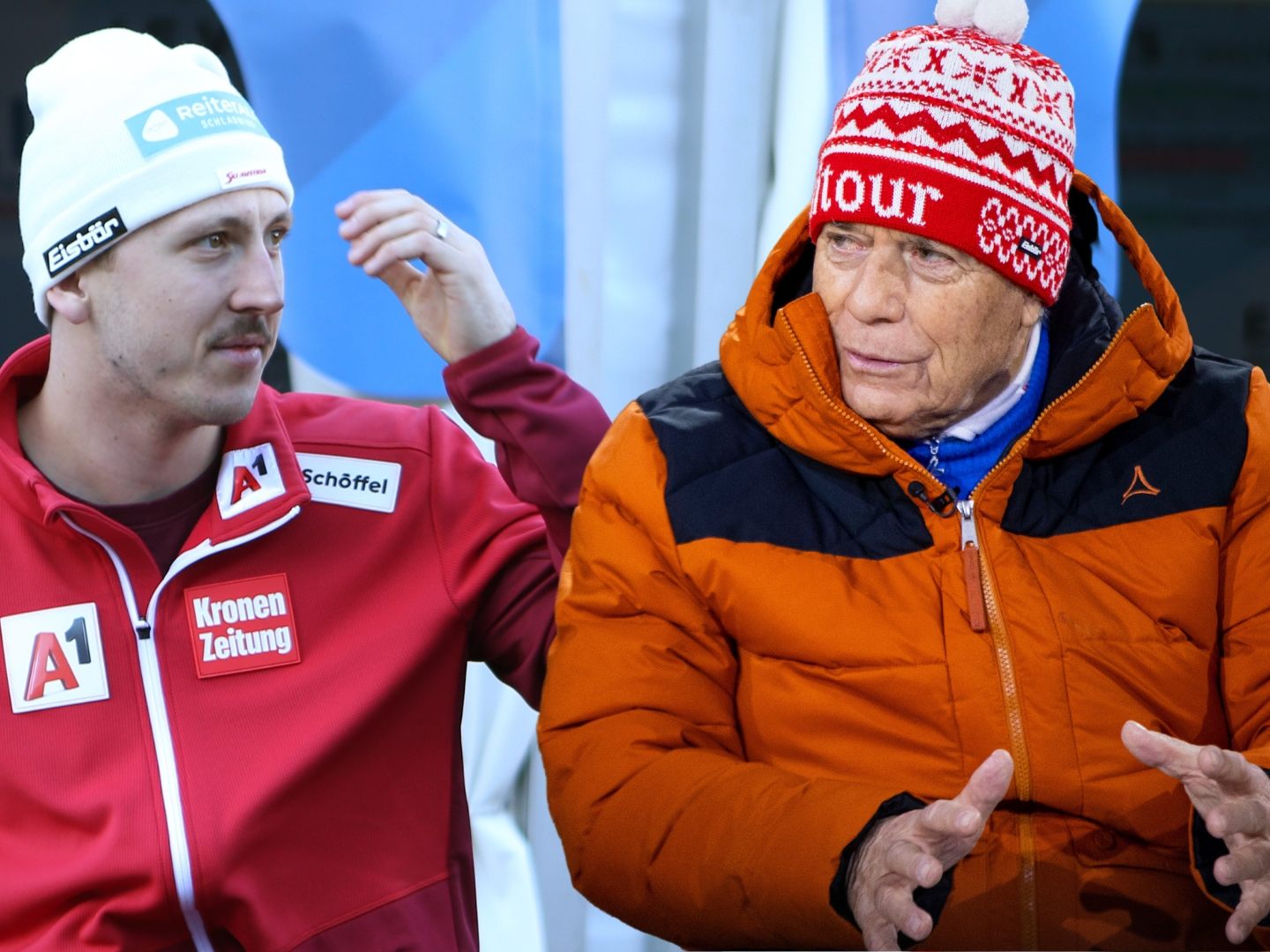 Hitzige Diskussion zwischen Julian Schütter und Peter Schröcksnadel.