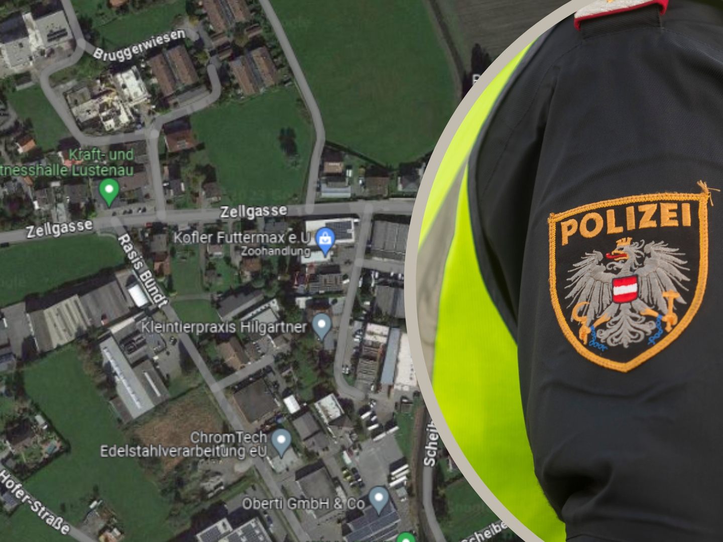 Unfall in Lustenau. Unfall in Lustenau.