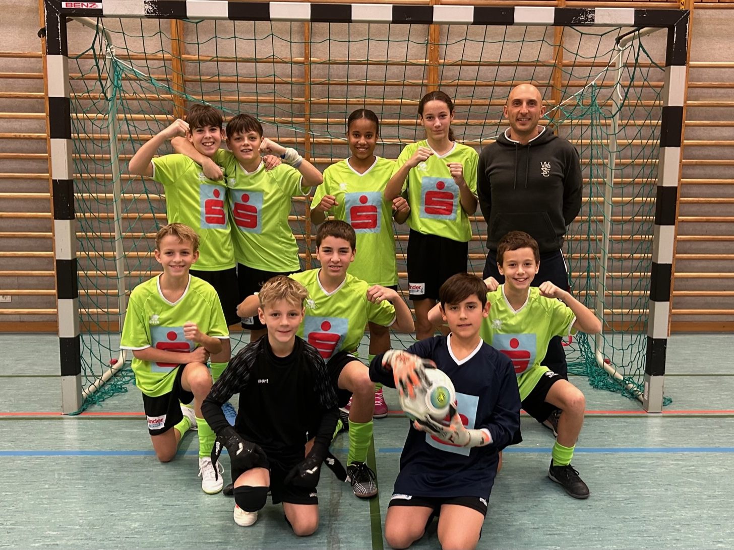 Die Kicker(innen) von der SMS Wolfurt holten den Turniersieg.