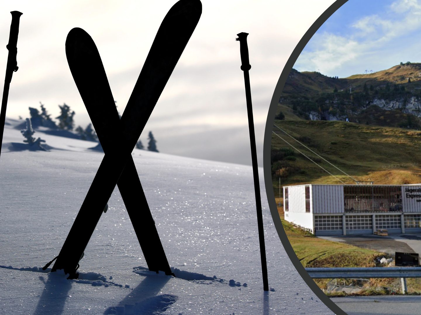Ein verlorener Stock führte zu einem schweren Skiunfall in Warth. Ein verlorener Stock führte zu einem schweren Skiunfall in Warth.
