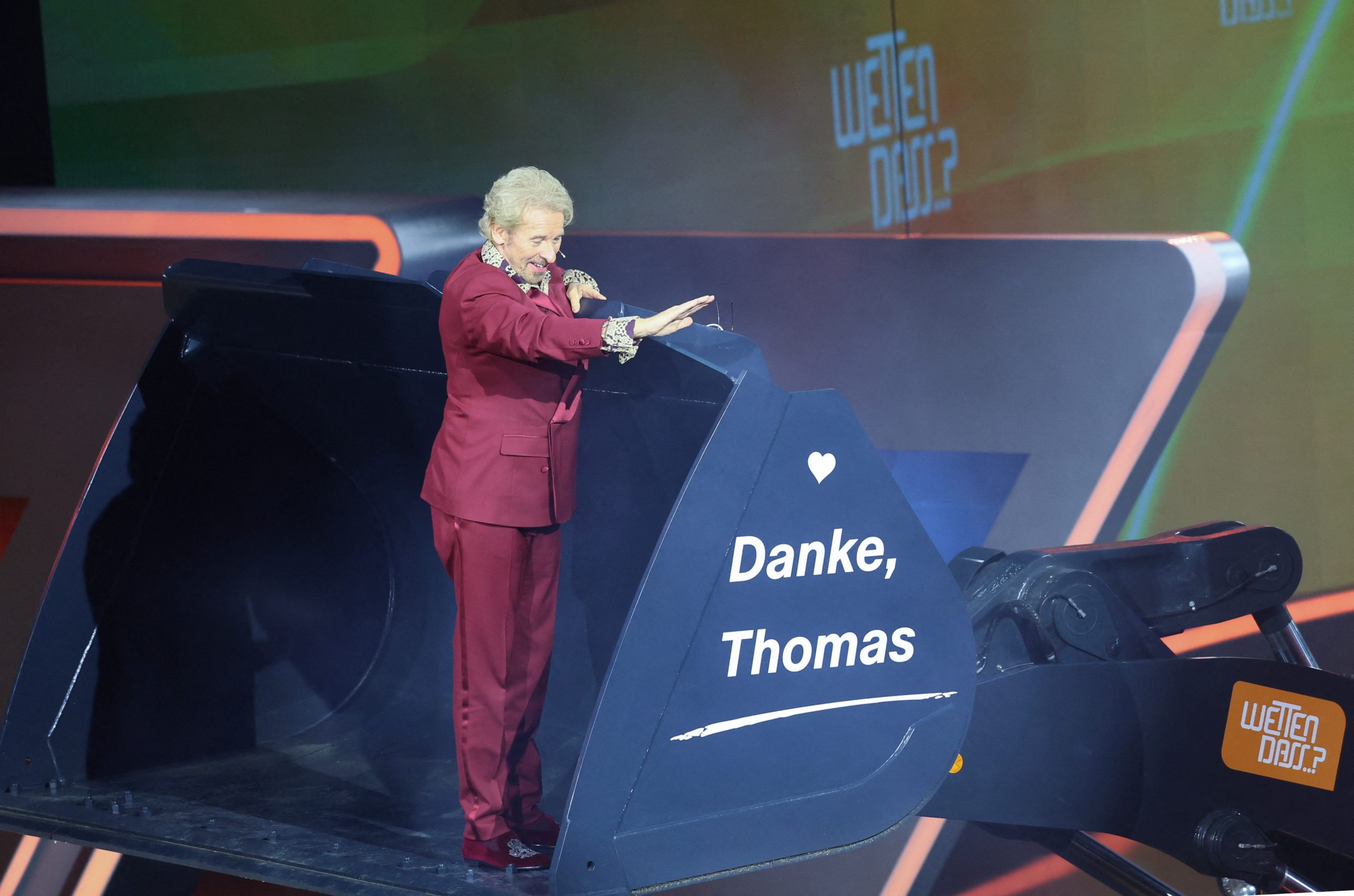 Thomas Gottschalk bei der letzten "Wetten dass"-Sendung