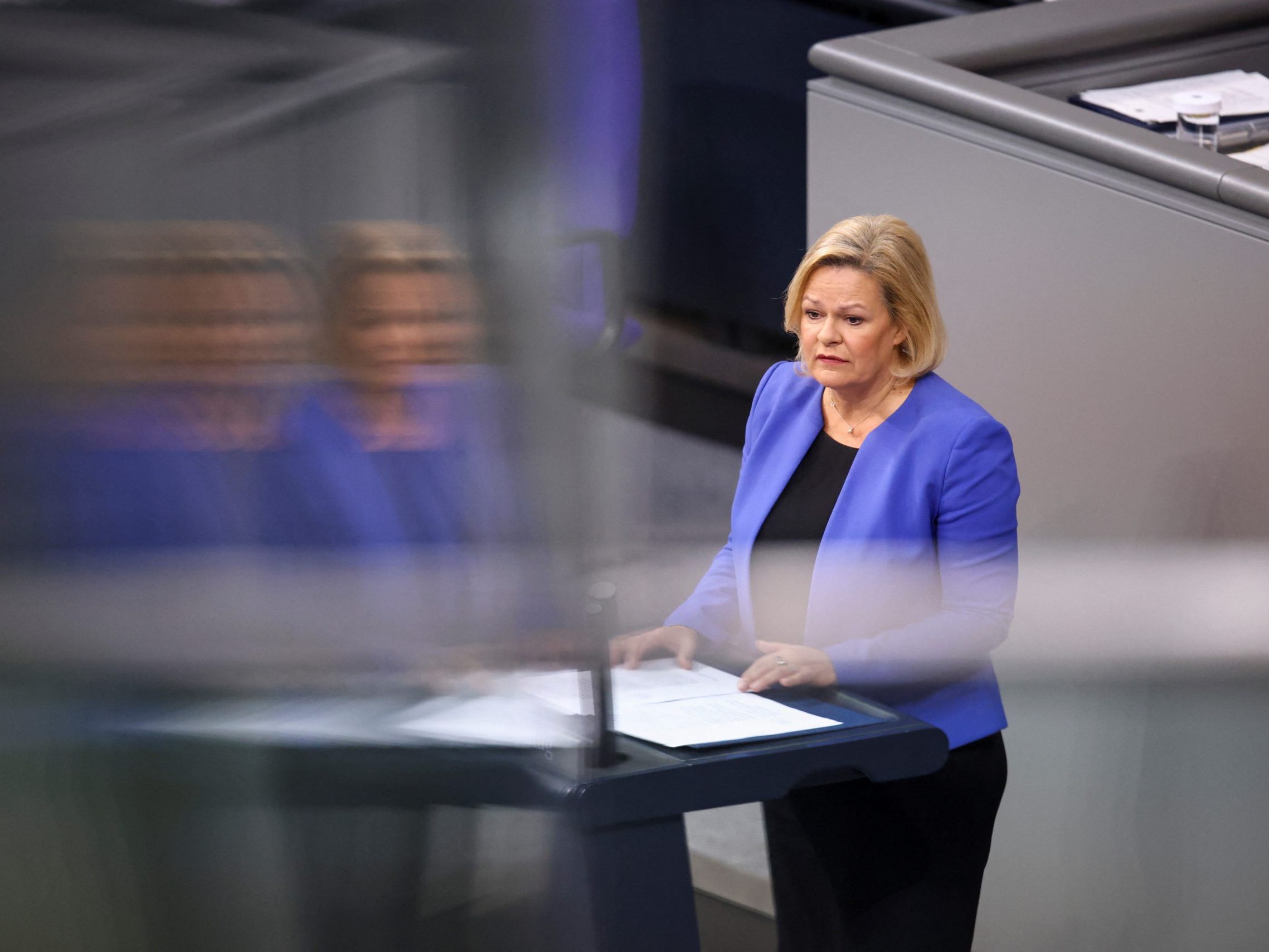 In der Frage der Grenzkontrollen sei sie "pragmatisch", betonte Deutschlands Innenministerin. In der Frage der Grenzkontrollen sei sie "pragmatisch", betonte Deutschlands Innenministerin.