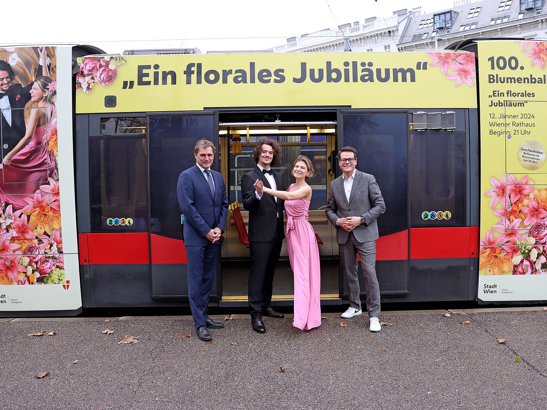 Der Blumenball der Wiener Stadtgärten findet am 12. Jänner statt. Der Blumenball der Wiener Stadtgärten findet am 12. Jänner statt.
