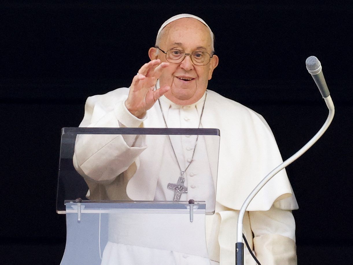 Papst Franziskus richtete beim Angelus-Gebet auch einen Aufruf für den Frieden.