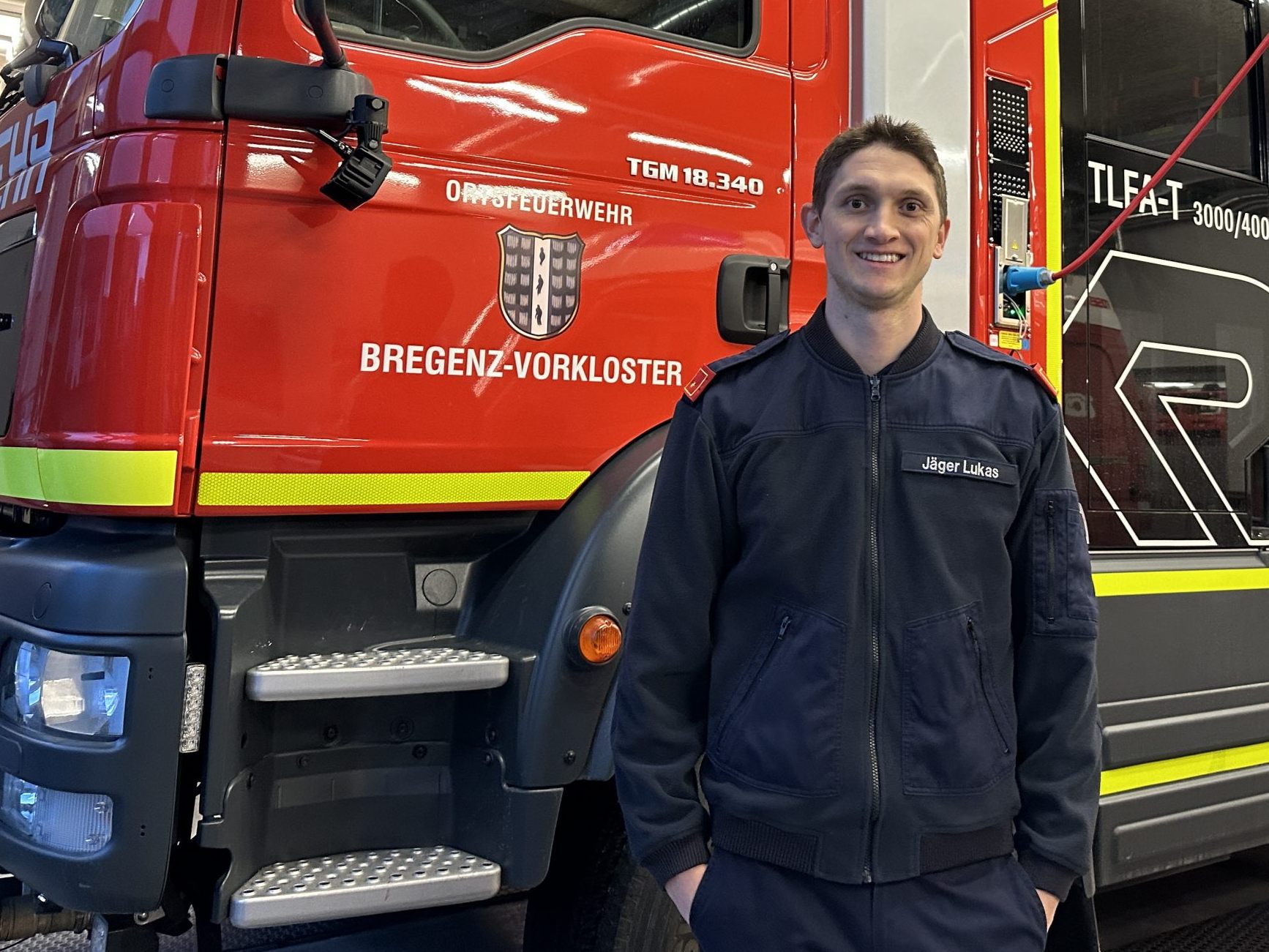 Lukas Jäger ist auch zu Weihnachten in Dienstbereitschaft. Lukas Jäger ist auch zu Weihnachten in Dienstbereitschaft.