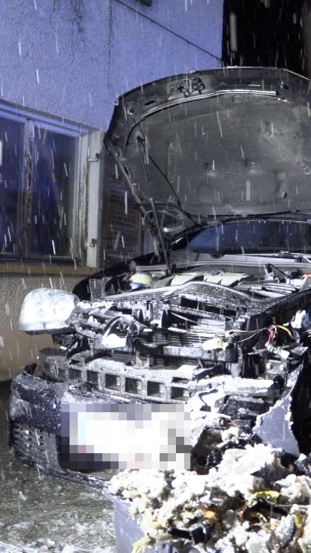 Ein VW kollidierte mit einem BMW in Höchst.