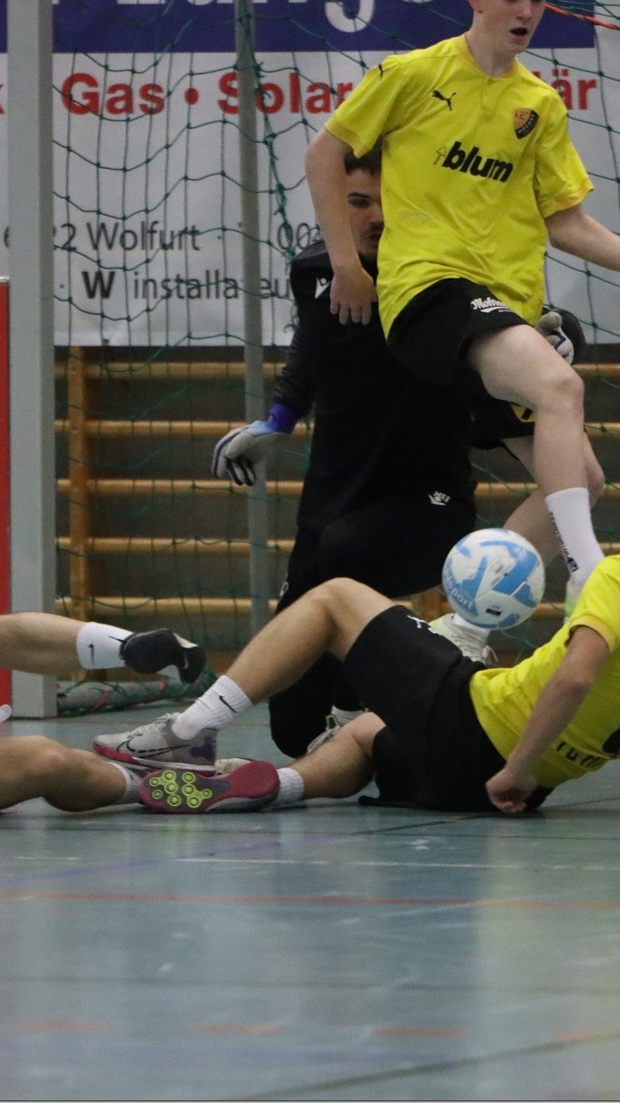 Bregenz Juniors gegen Höchst/Gaißau U-18 eine Szene vom Spiel.