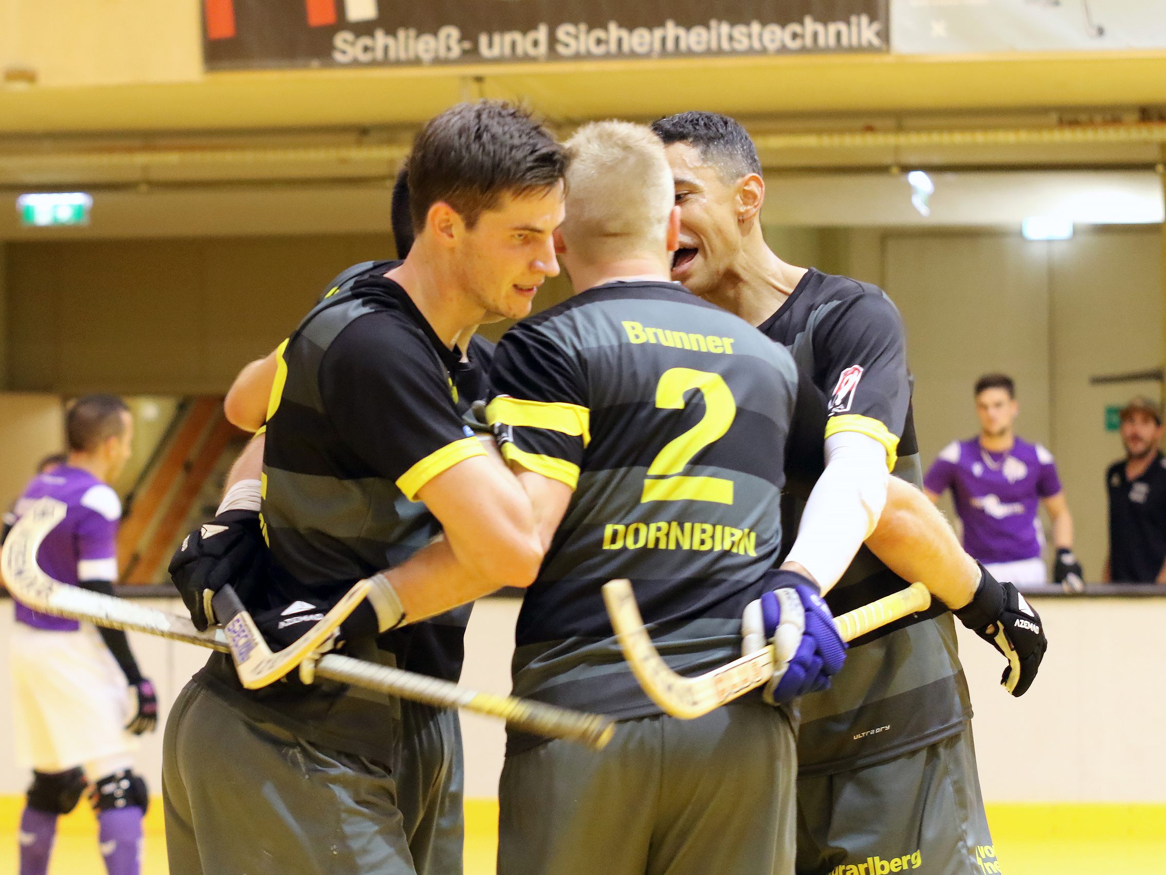 Der Jubel bei den Dornbirnern nach dem Sieg gegen Biasca war groß.