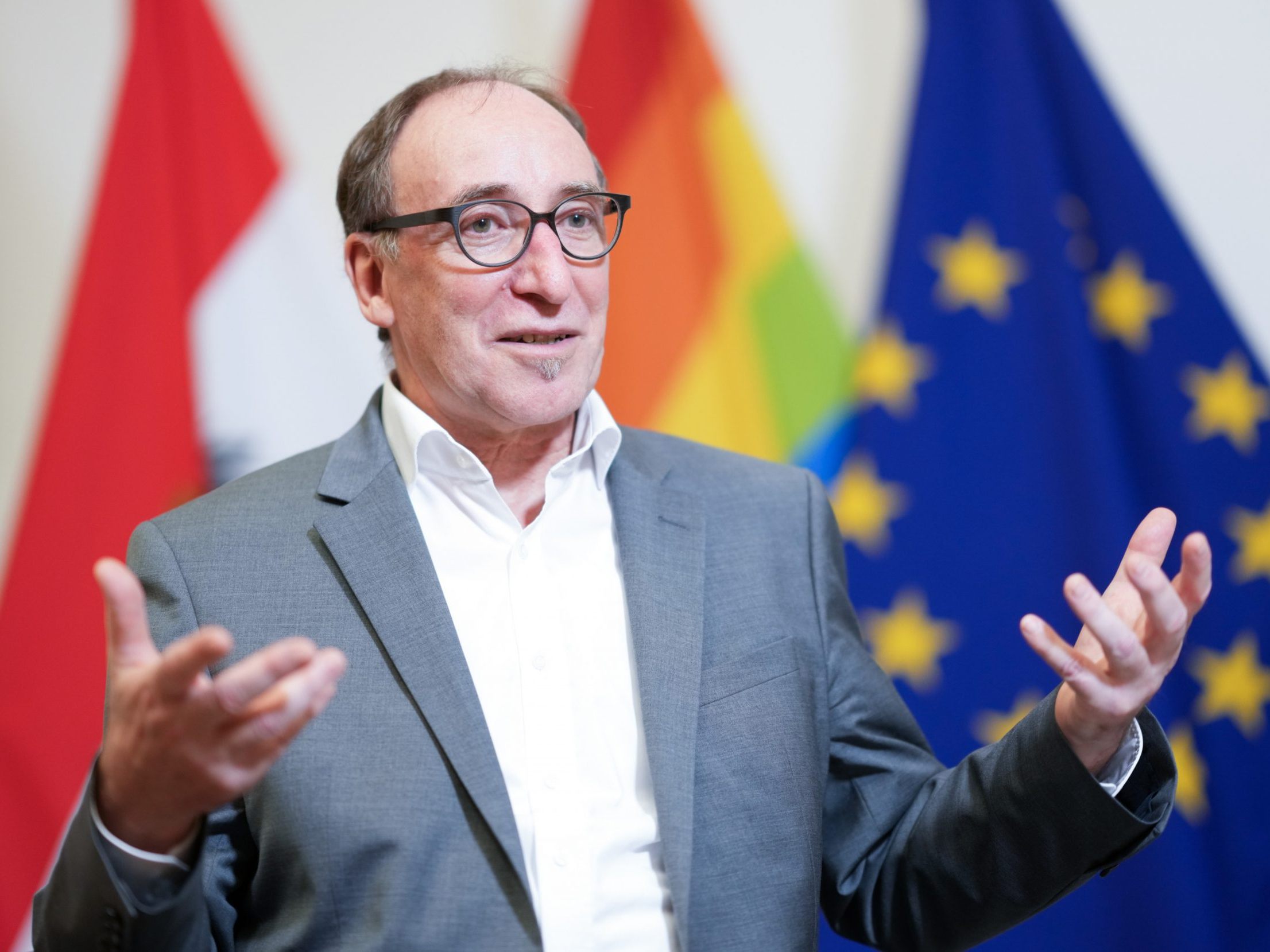Johannes Rauch im APA-Jahresabschluss-Interview. Johannes Rauch im APA-Jahresabschluss-Interview.