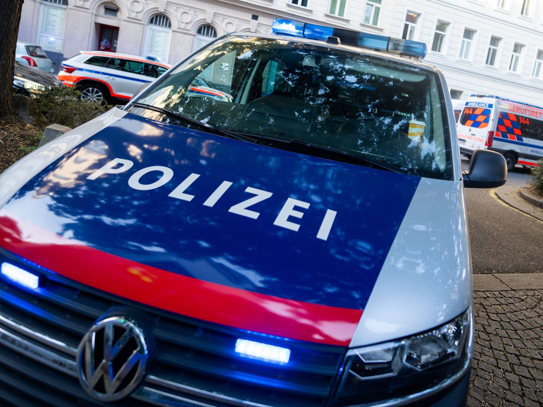 Die Polizei verschärfte in Wien die Sicherheitsmaßnahmen.