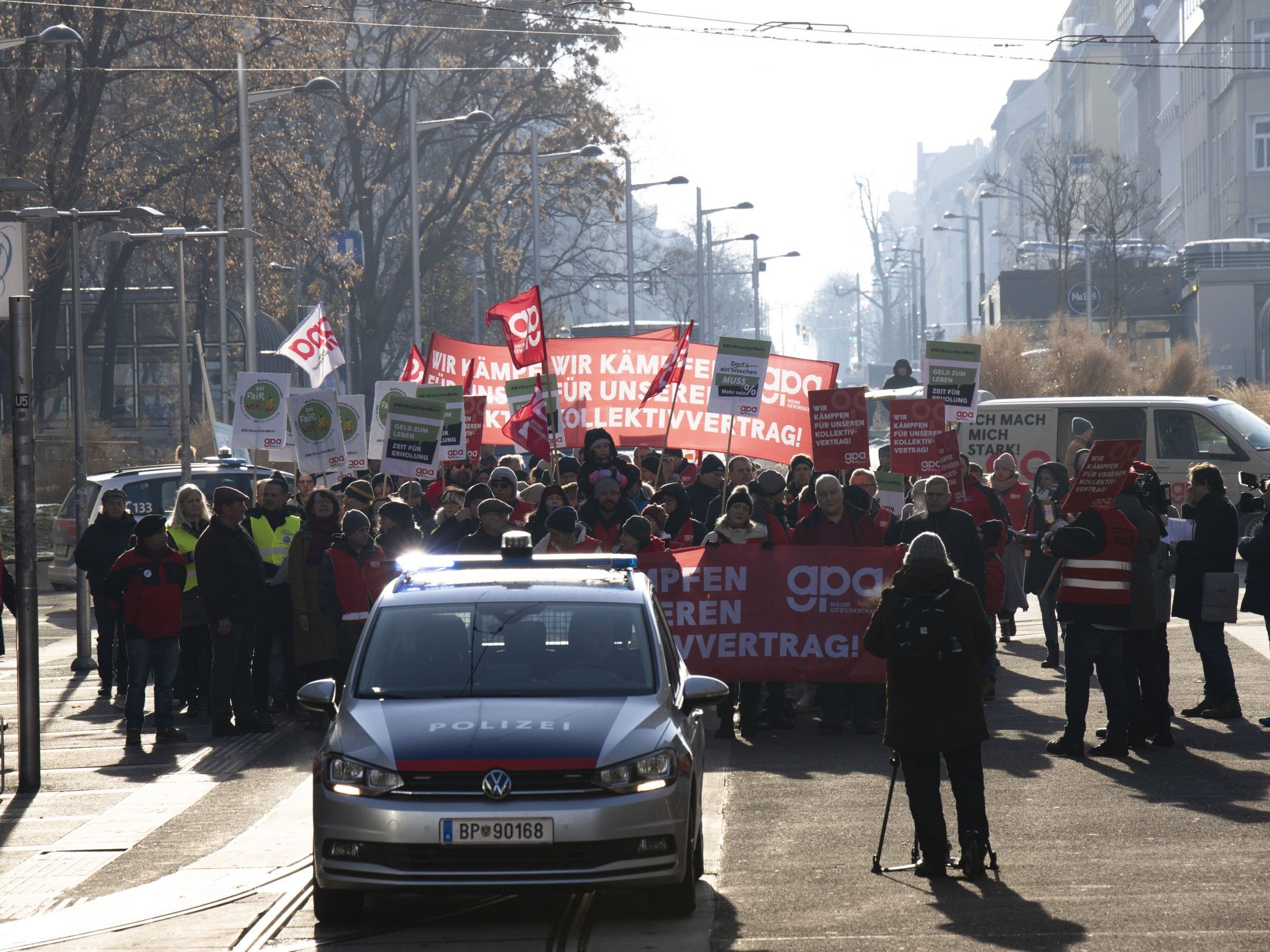 Auch im Lebensmittel-Großhandel kommt es zu Streiks.