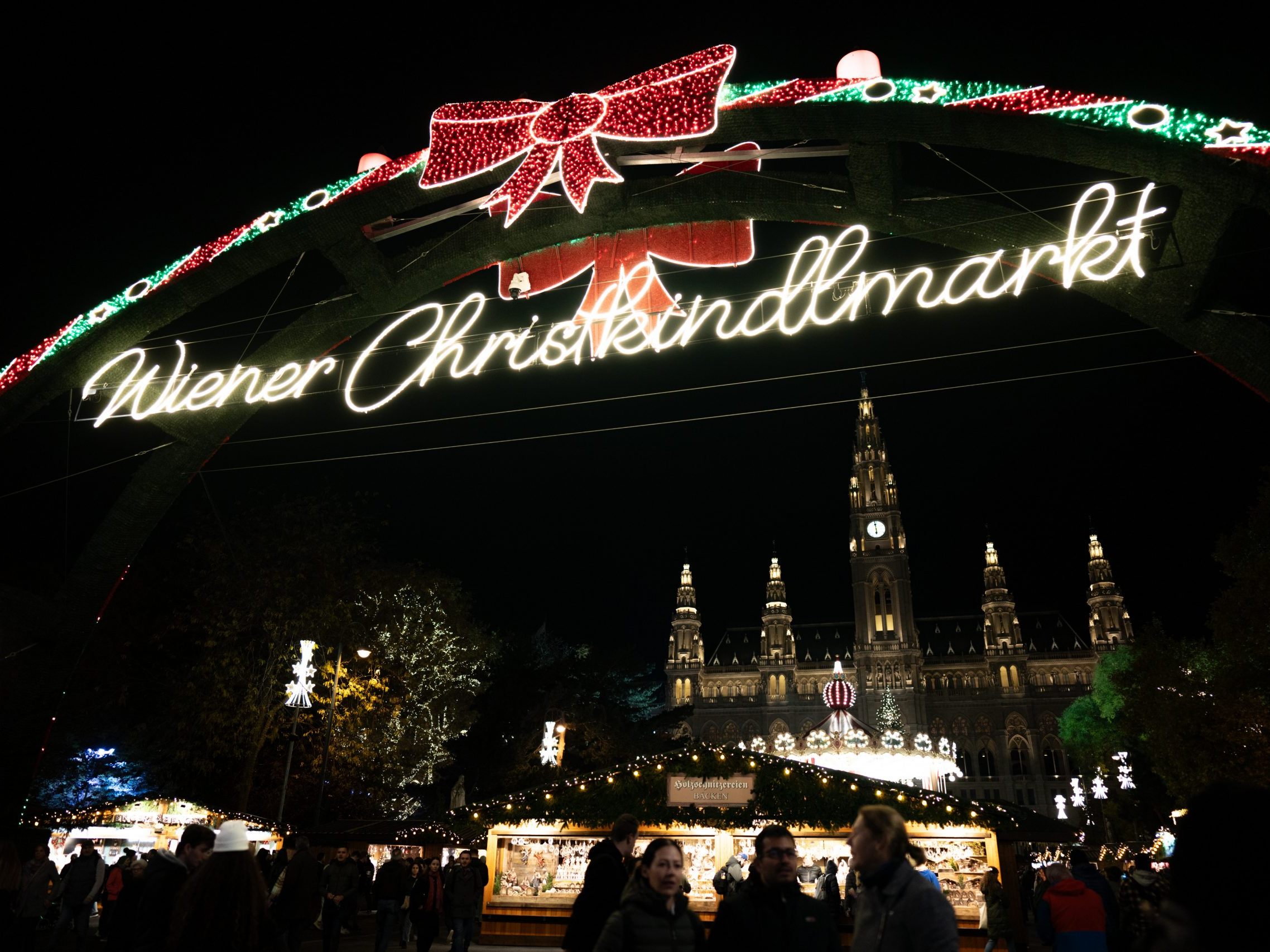 Der Weihnachtsmarkt am Wiener Rathausplatz ist auf TikTok der Christkindlmarkt mit den meisten Aufrufen in Österreich.